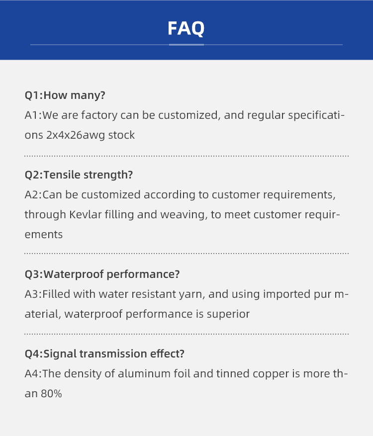 Blue buoyant underwater rov cable for cameras(图15)