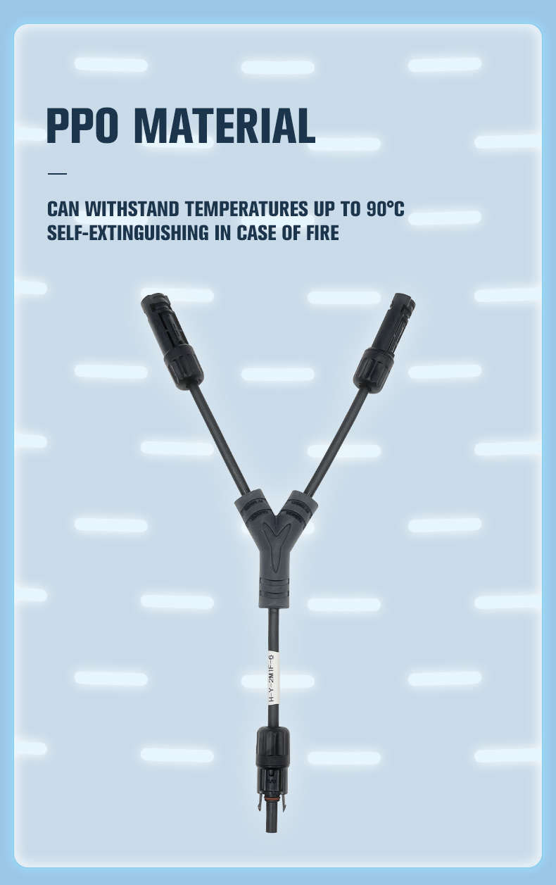 3 IN 1 T BRANCH CONNECTOR FOR SOLAR PANEL PARALLEL CONNECTION(图5)