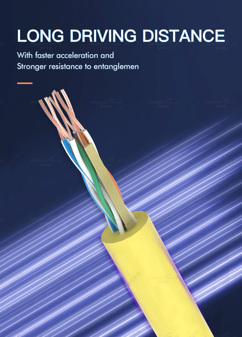 Yellow Zero Buoyancy Foam underwater rov cable(图6)