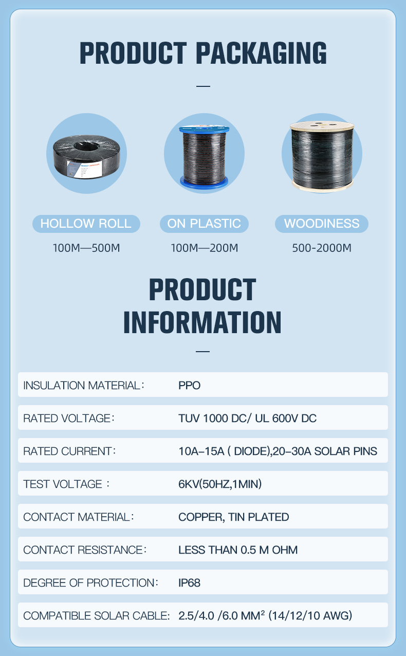 IP68 Waterproof 1000V/1500V DC 10A 20A PV Diode Connector for Solar Energy System(图5)