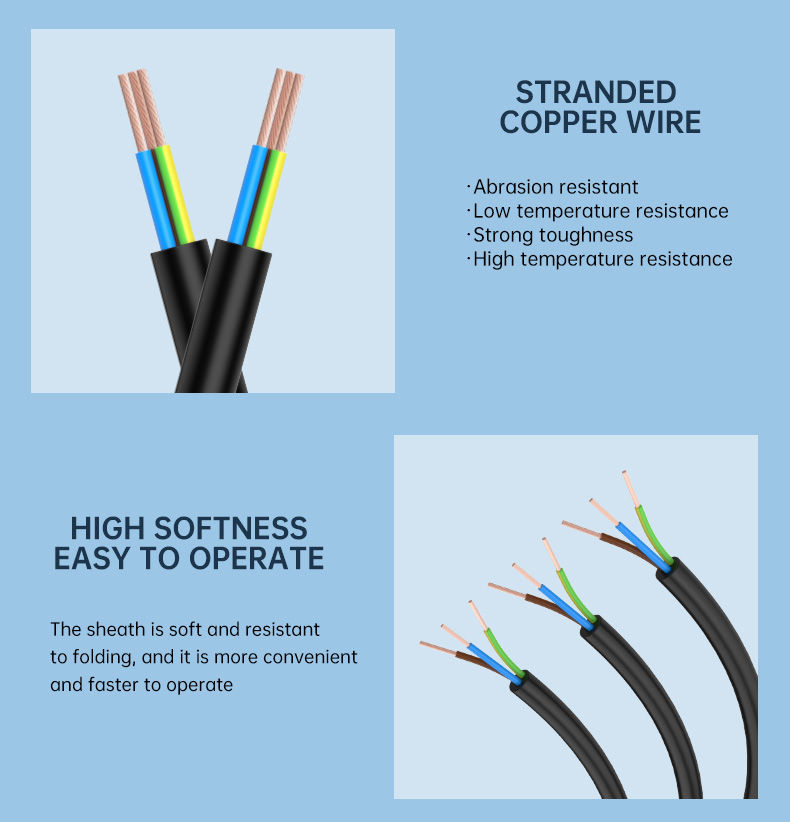 H05BB-F/H07BB-F 3g 15 450/750v rubber insulated cable(图5)