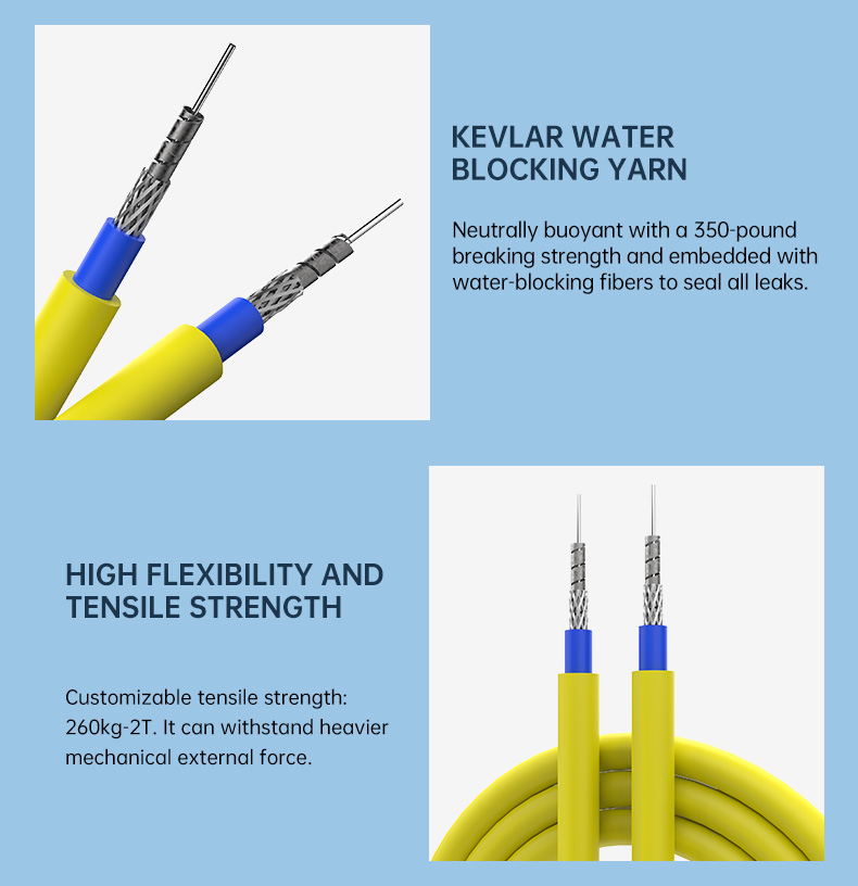 ROV neutrally buoyant tether cable with  SM Fiber optic(图4)