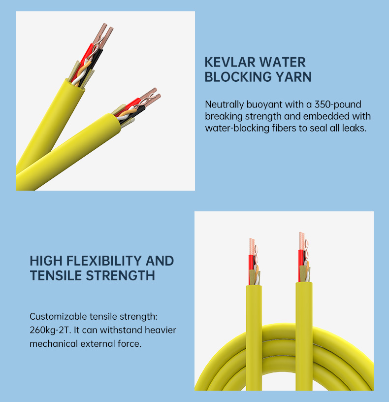 Hybrid communication cable 2X18AWG pwer cable++1X(2X24AWG) twisted pairs(图5)