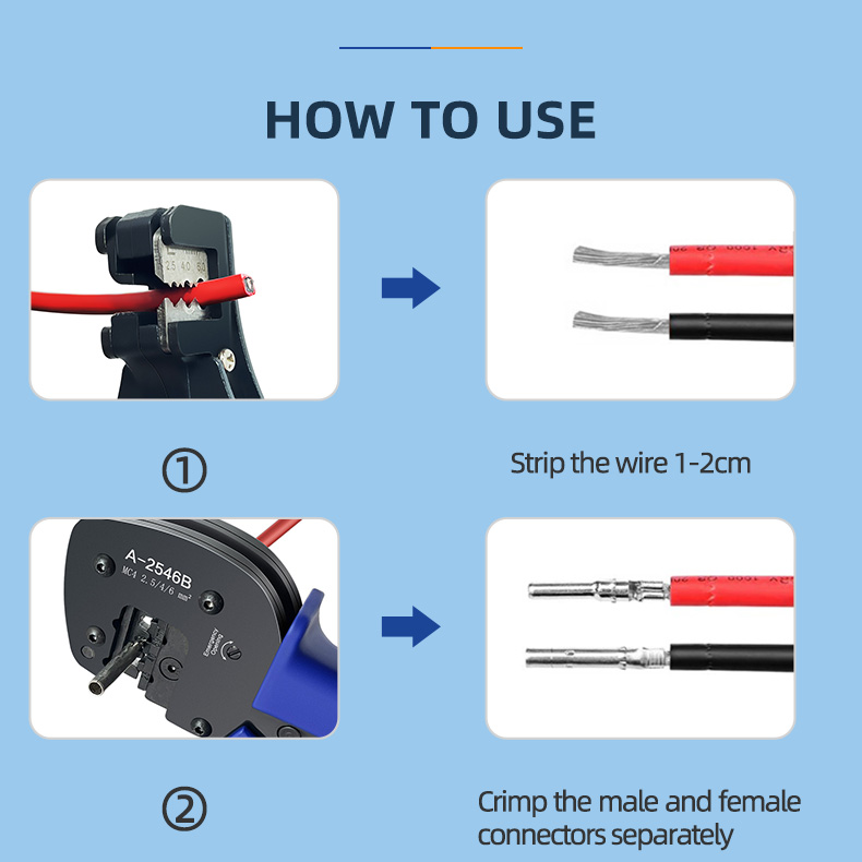 Hot Selling Cables Solar Connector Installation Toolkits C4K-a Assembly Tools for solar cable(图6)