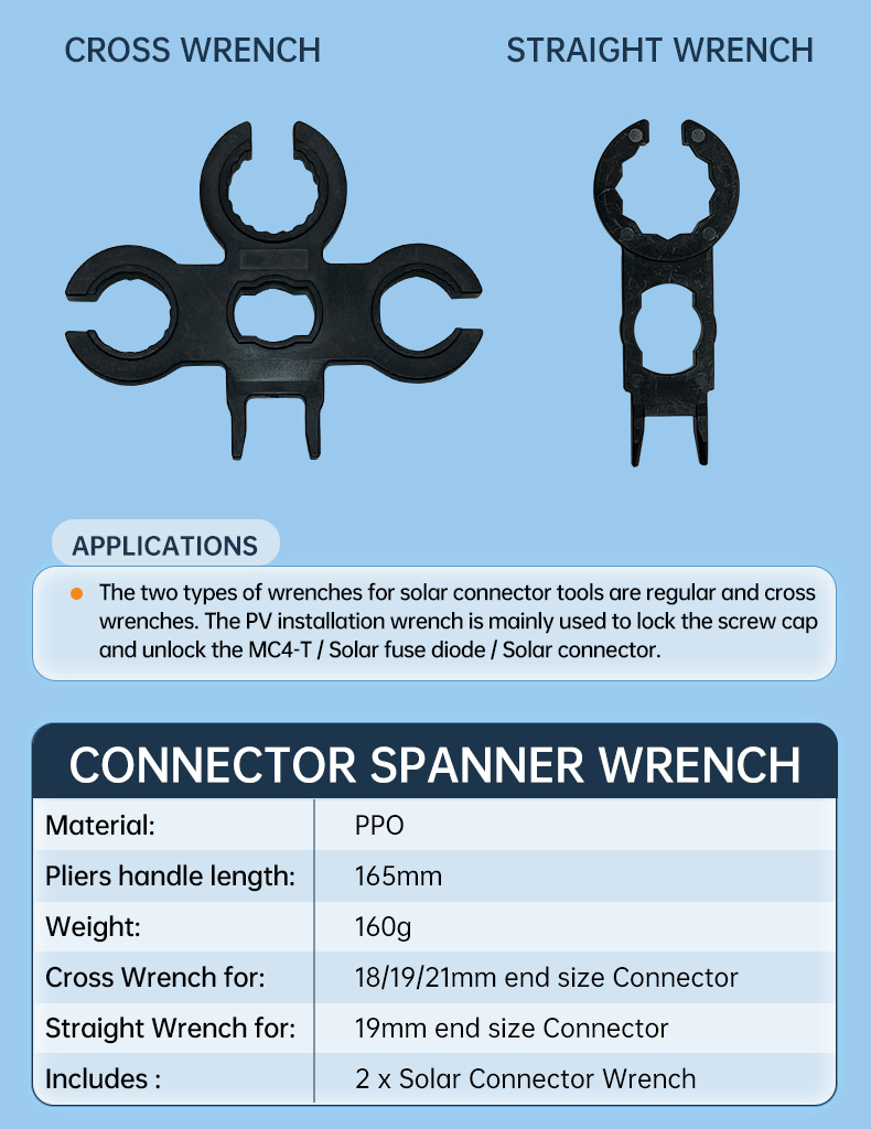 Hot Selling Cables Solar Connector Installation Toolkits C4K-a Assembly Tools for solar cable(图5)