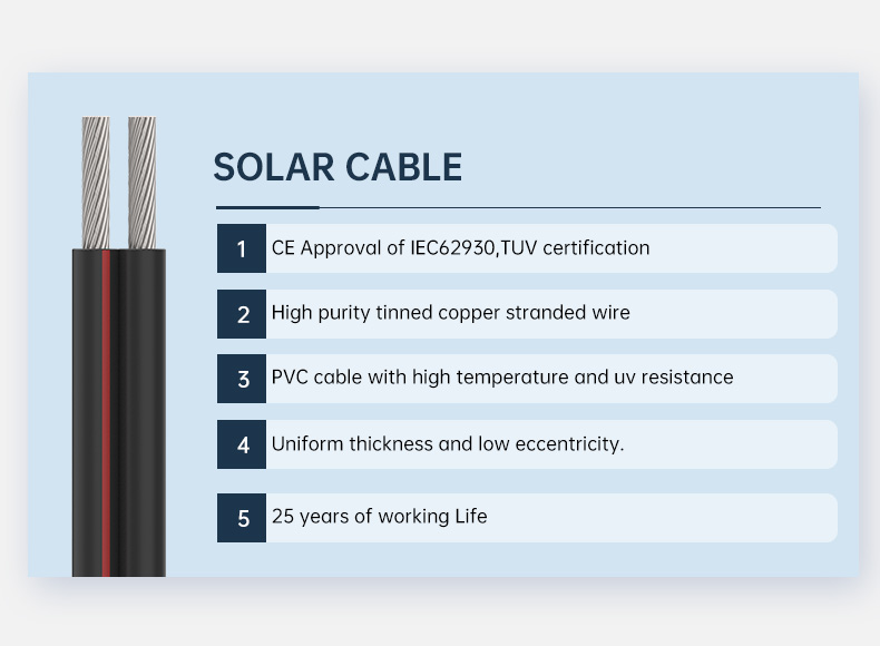 2X2.5mm2 Twin Core DC Solar (图2)